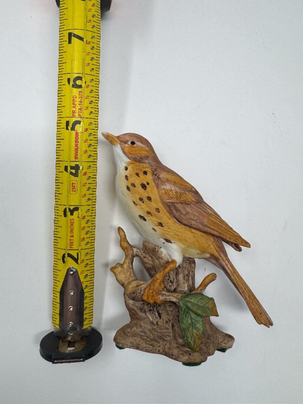 Vintage Fullerton California Bird Figurine Ceramic Songbird Statue - Picture 6 of 6